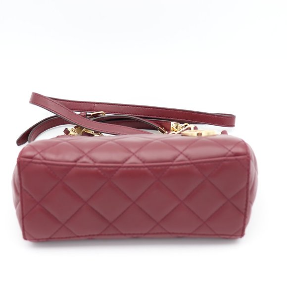 NWT Michael Kors Susannah Quilted Leather Convertible Satchel Bag - Picture 4 of 6